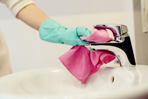Cleaner in Merton providing domestic cleaning in a local home