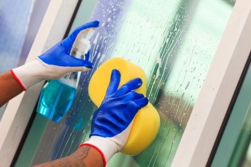 Professional deep cleaning service in a Merton home kitchen