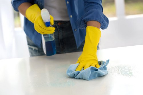 Deep cleaning a hard floor surface in a Merton residential property