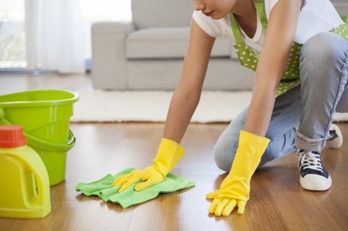 Commercial cleaning service for a business in Merton